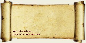 Kristina Rajkov vizit kartica